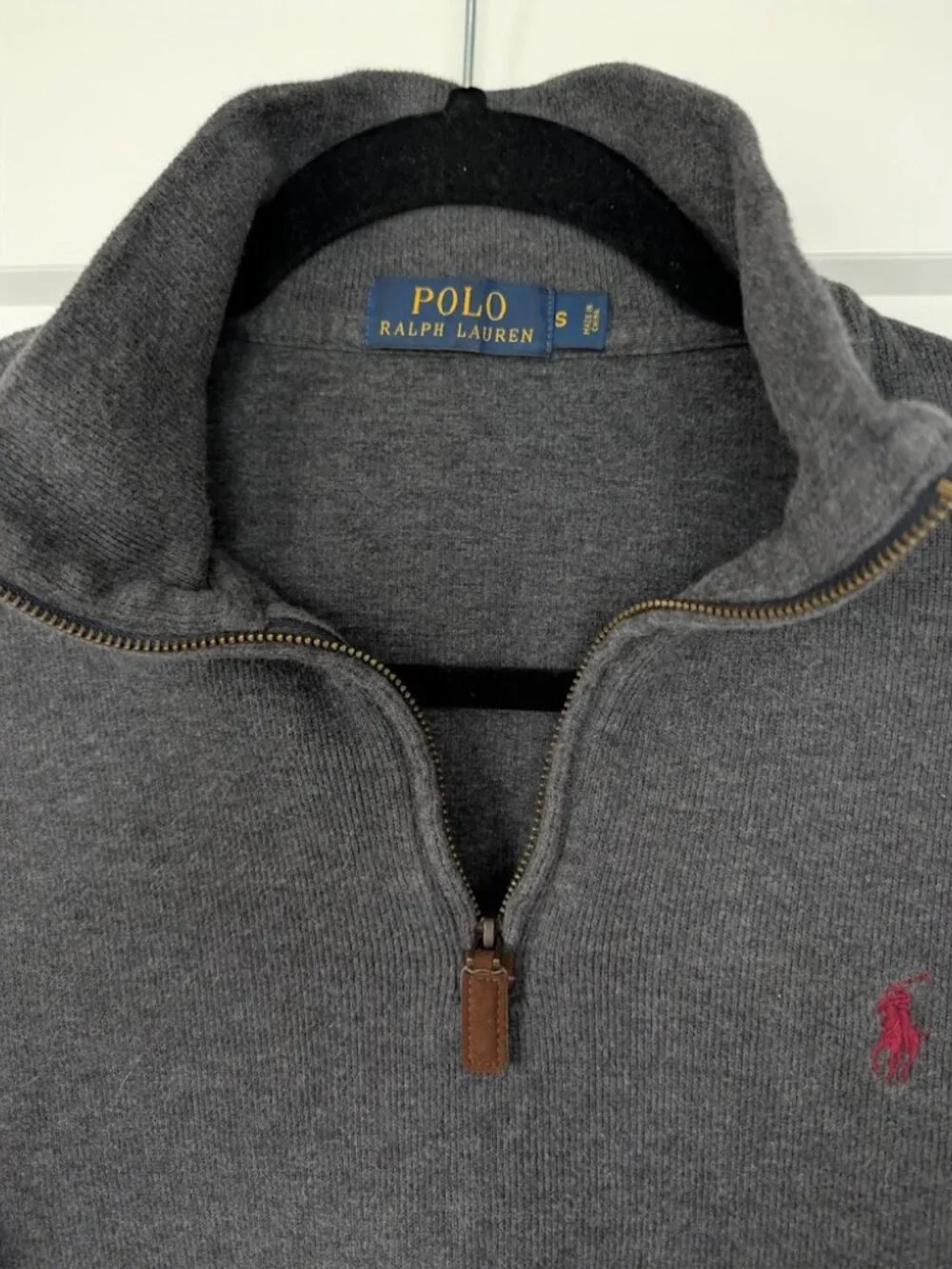 Polo Ralph Lauren Zip-Neck Sweater in Men's Small